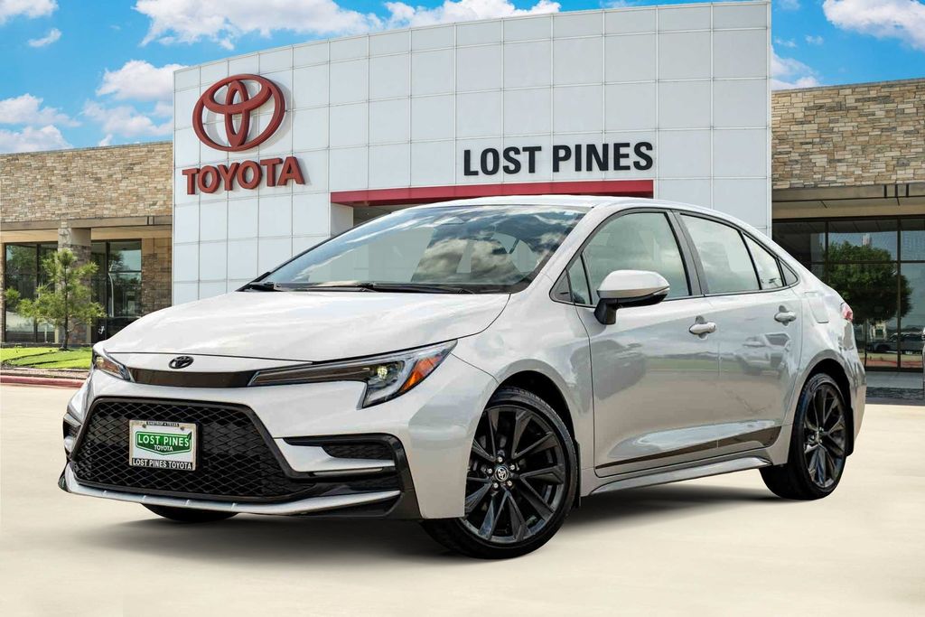 Classic Silver Metallic 2025 Toyota Corolla SE FWD Sedan Front-Wheel Drive Continuously Variable Transmission