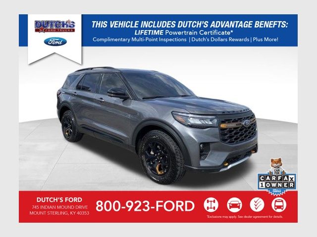 Gray Metallic 2026 Ford Explorer Tremor AWD SUV / Crossover All-Wheel Drive Automatic