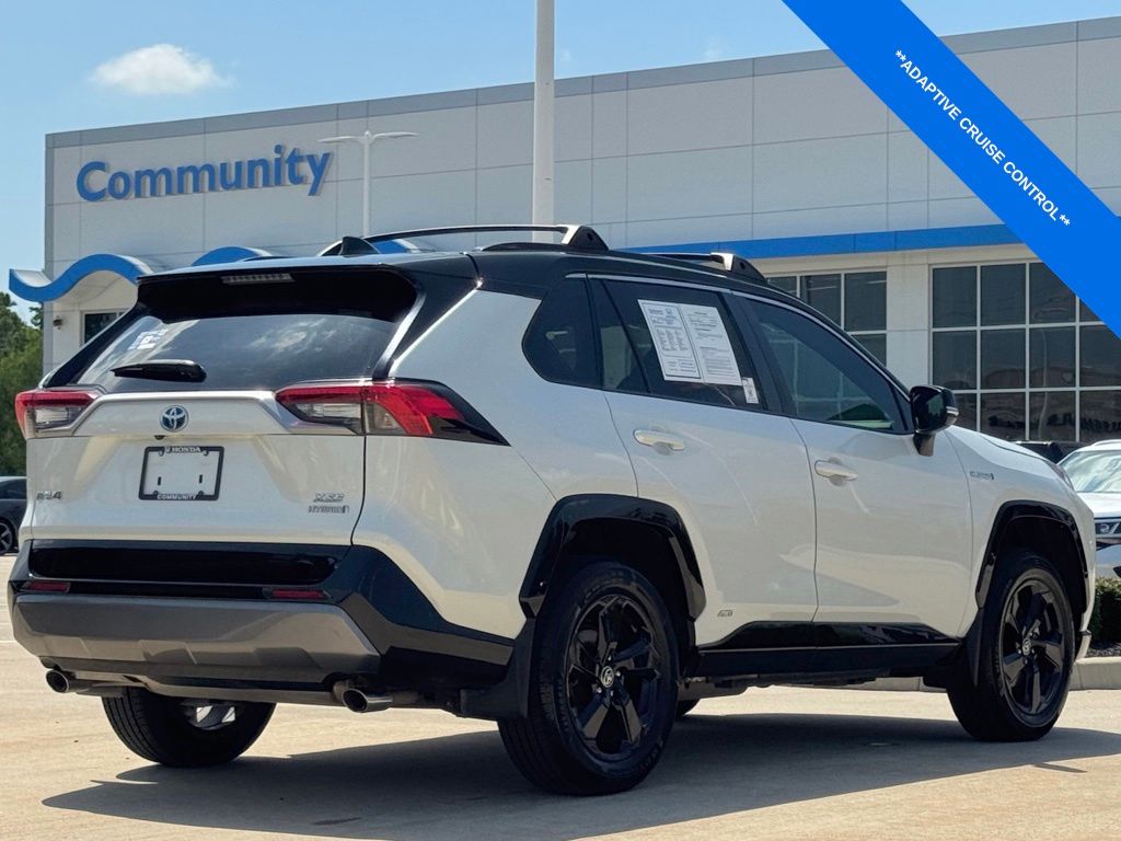 2021 Toyota RAV4 Hybrid XSE White at EAG Ford Navasota