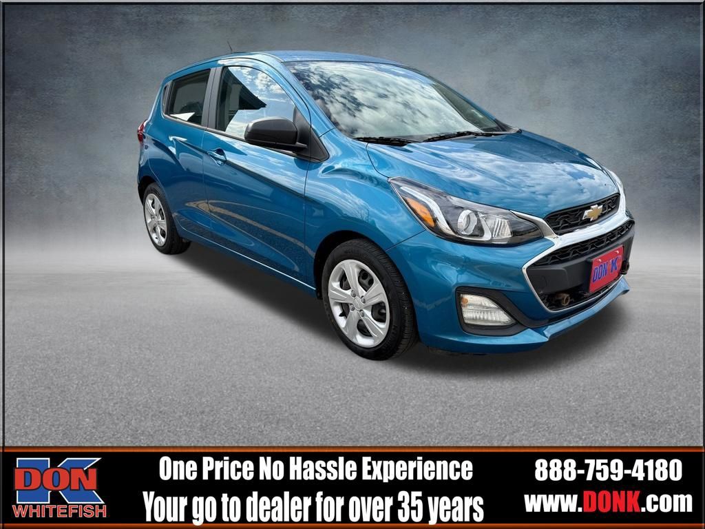 Caribbean Blue Metallic 2020 Chevrolet Spark Hatchback Front-Wheel Drive 5-Speed Manual