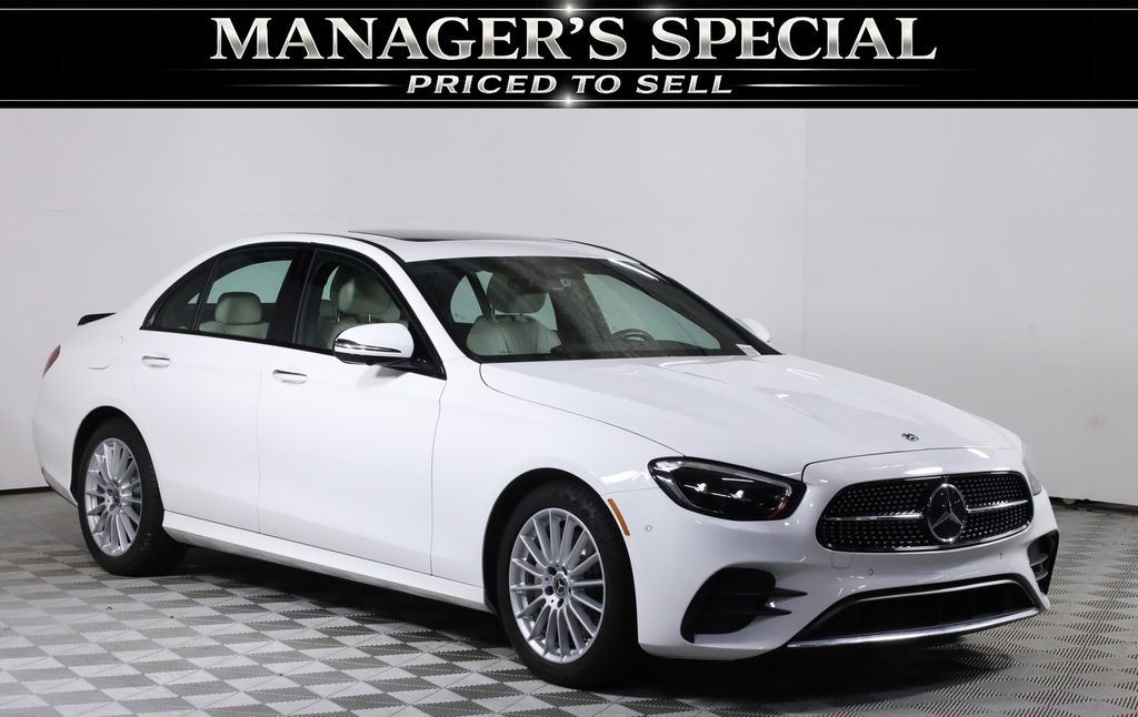 Polar White 2023 Mercedes-Benz E-Class Sedan All-Wheel Drive 9-Speed Automatic