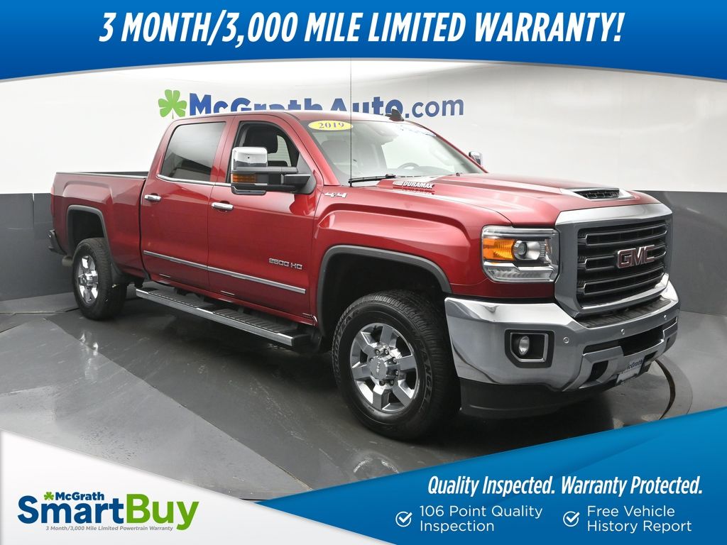 Red Quartz Tintcoat 2019 GMC Sierra 2500HD Pickup Truck Four-Wheel Drive 6-Speed Automatic