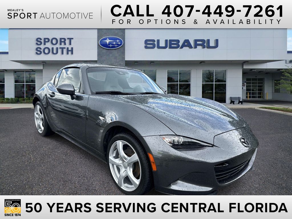 Machine Gray Metallic 2021 Mazda MX-5 Miata Convertible Rear-Wheel Drive 6-Speed Automatic