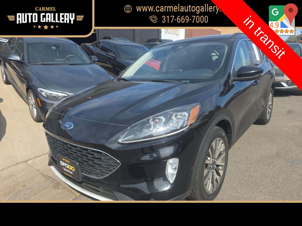 Black Metallic 2020 Ford Escape SUV / Crossover All-Wheel Drive 8-Speed Automatic