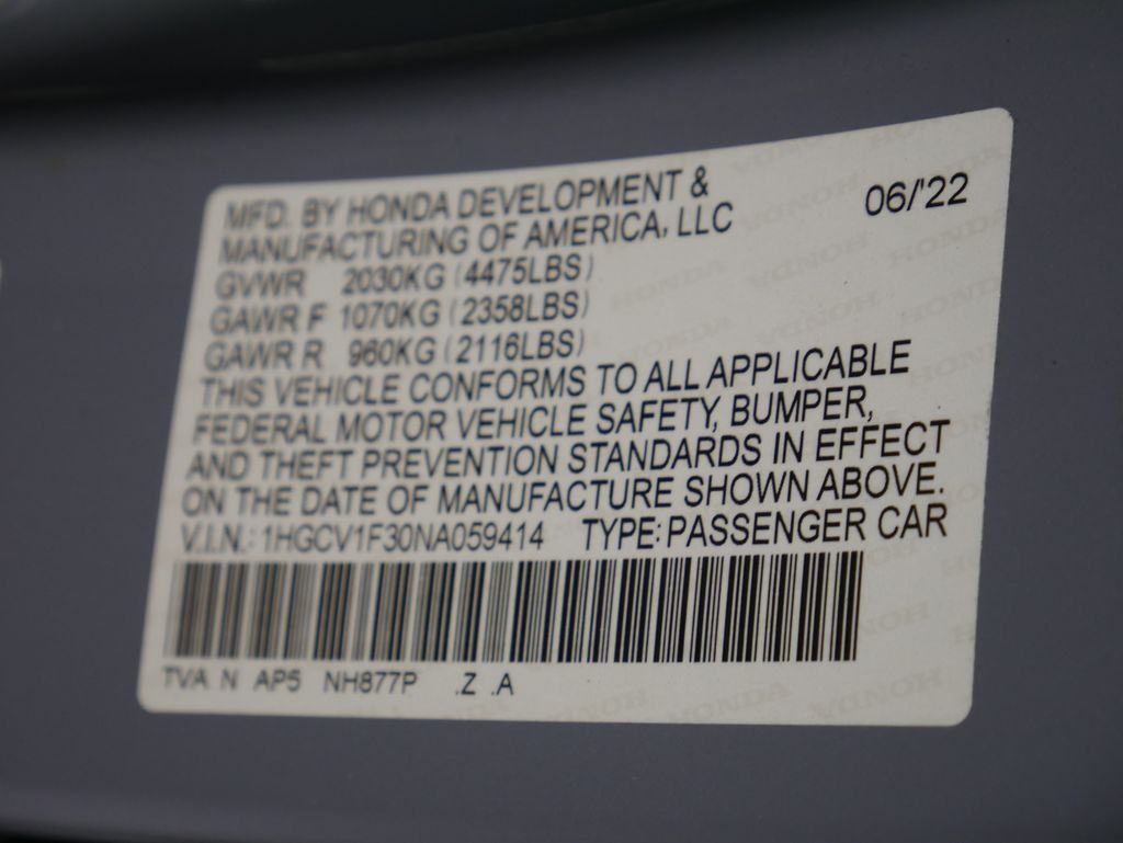 Thumbnail: 2022 Honda Accord - 24