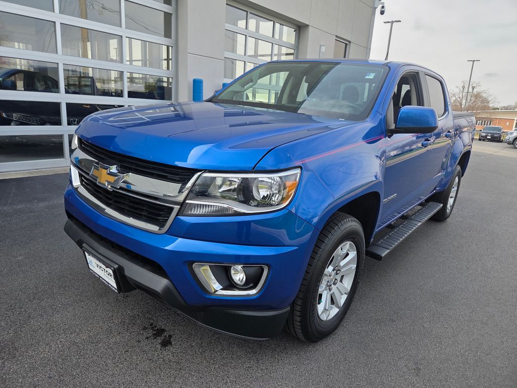 Kinetic Blue Metallic 2018 Chevrolet Colorado LT Crew Cab RWD Pickup Truck 4X2 8-Speed Automatic