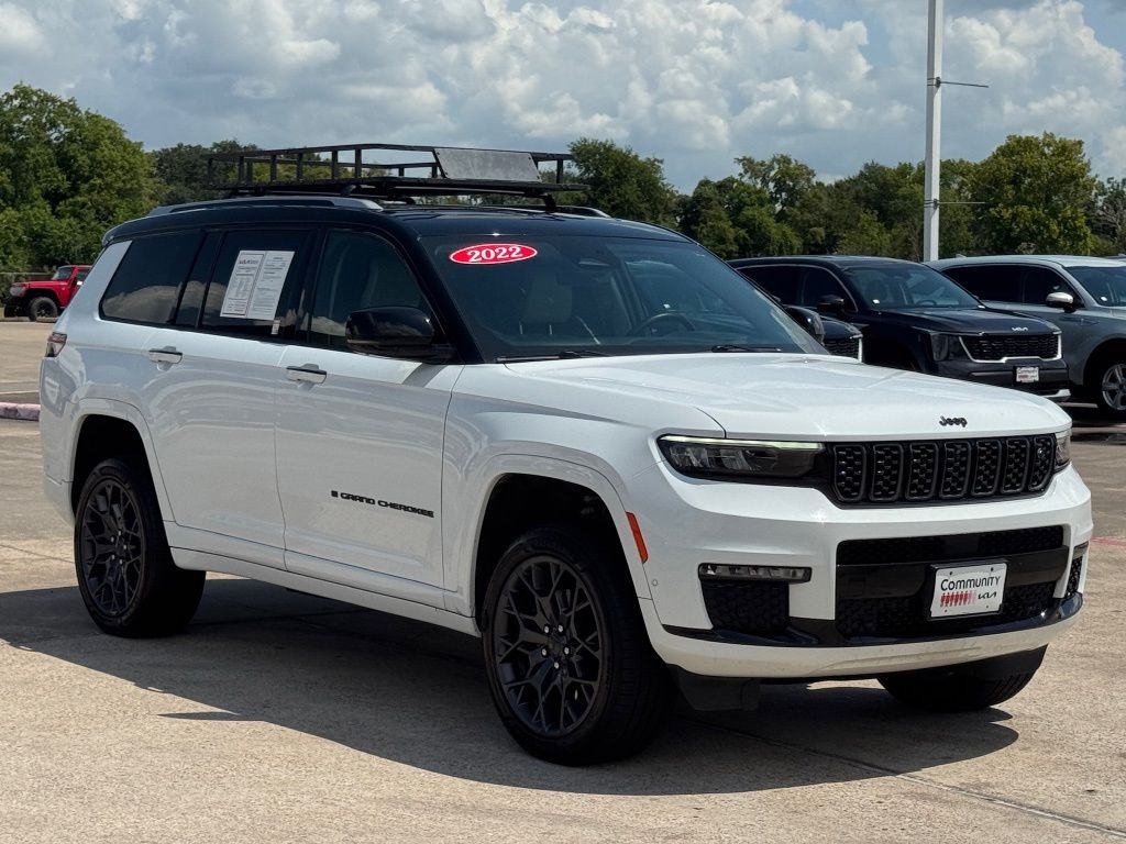 2023 Jeep Grand Cherokee L Summit White at Gullo Toyota
