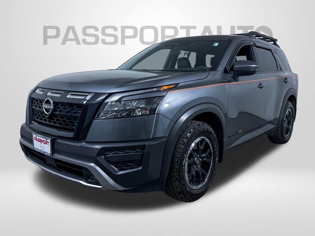 Gray (Gun Metallic) 2024 Nissan Pathfinder Rock Creek 4WD SUV / Crossover All-Wheel Drive 9-Speed Automatic