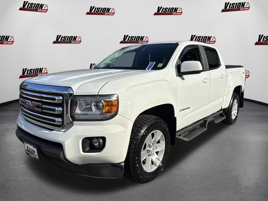 Summit White 2017 GMC Canyon Pickup Truck Four-Wheel Drive 8-Speed Automatic