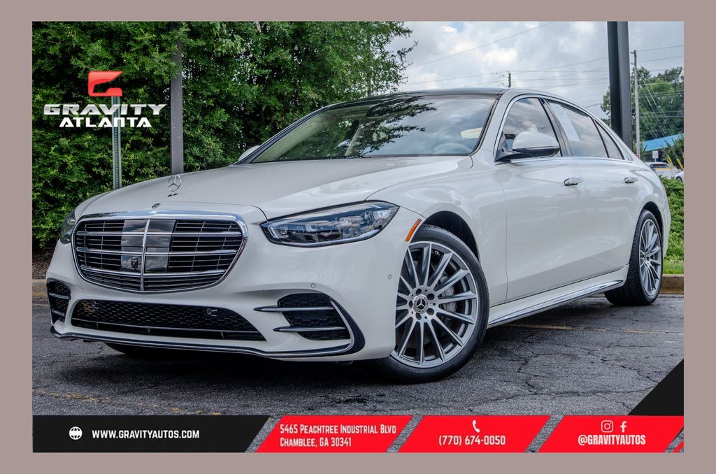 MANUFAKTUR Diamond White 2023 Mercedes-Benz S-Class Sedan All-Wheel Drive 9-Speed Automatic