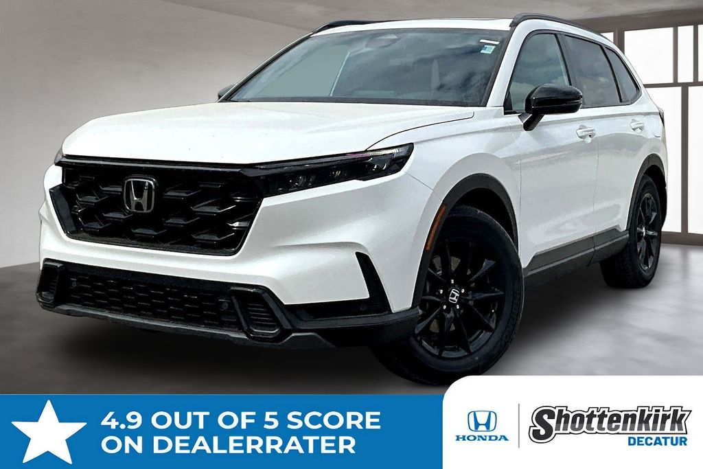 Platinum White Pearl 2026 Honda CR-V Hybrid Sport-L FWD SUV / Crossover Front-Wheel Drive Continuously Variable Transmission