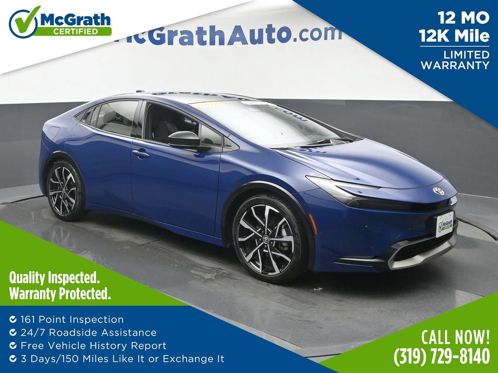Blue 2026 Toyota Prius Plug-In Hybrid Hatchback Front-Wheel Drive Continuously Variable Transmission