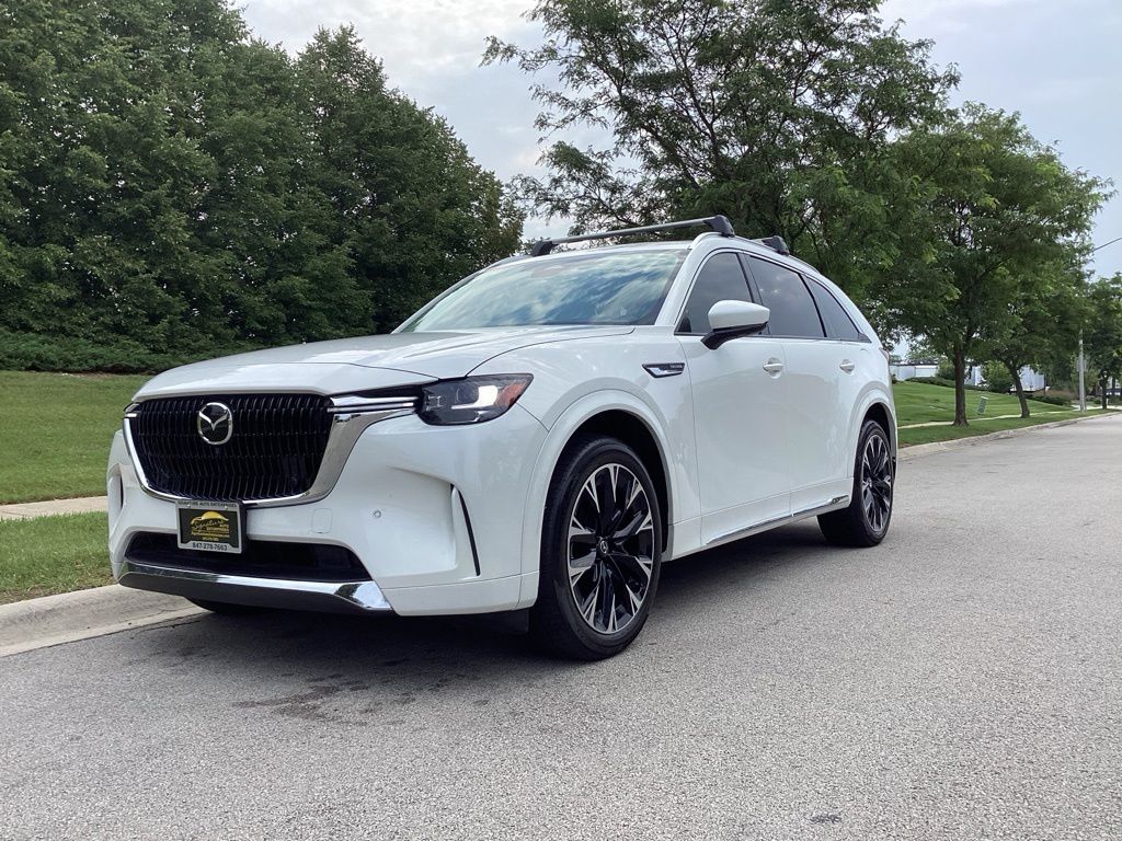 Rhodium White Premium 2024 Mazda CX-90 SUV / Crossover All-Wheel Drive 8-Speed Automatic