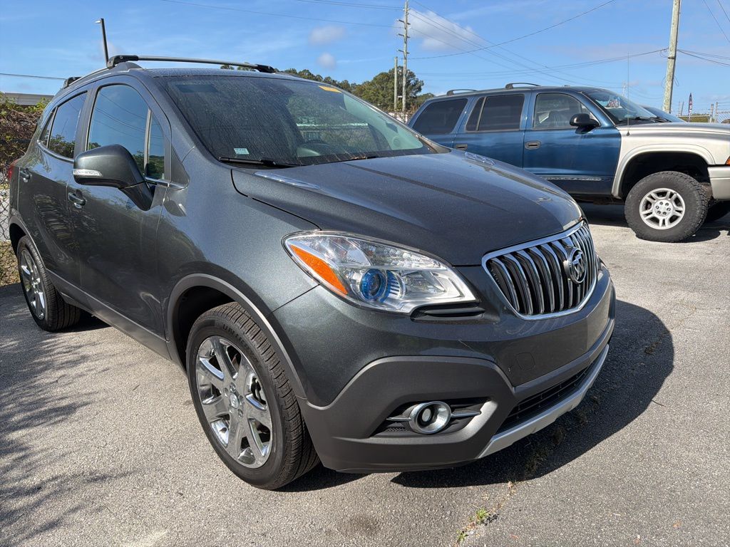 Graphite Gray Metallic 2016 Buick Encore Leather AWD SUV / Crossover All-Wheel Drive 6-Speed Automatic Overdrive