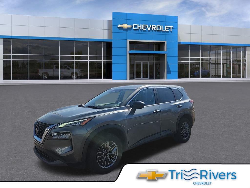 Gray (Gun Metallic) 2023 Nissan Rogue S AWD SUV / Crossover All-Wheel Drive Continuously Variable Transmission