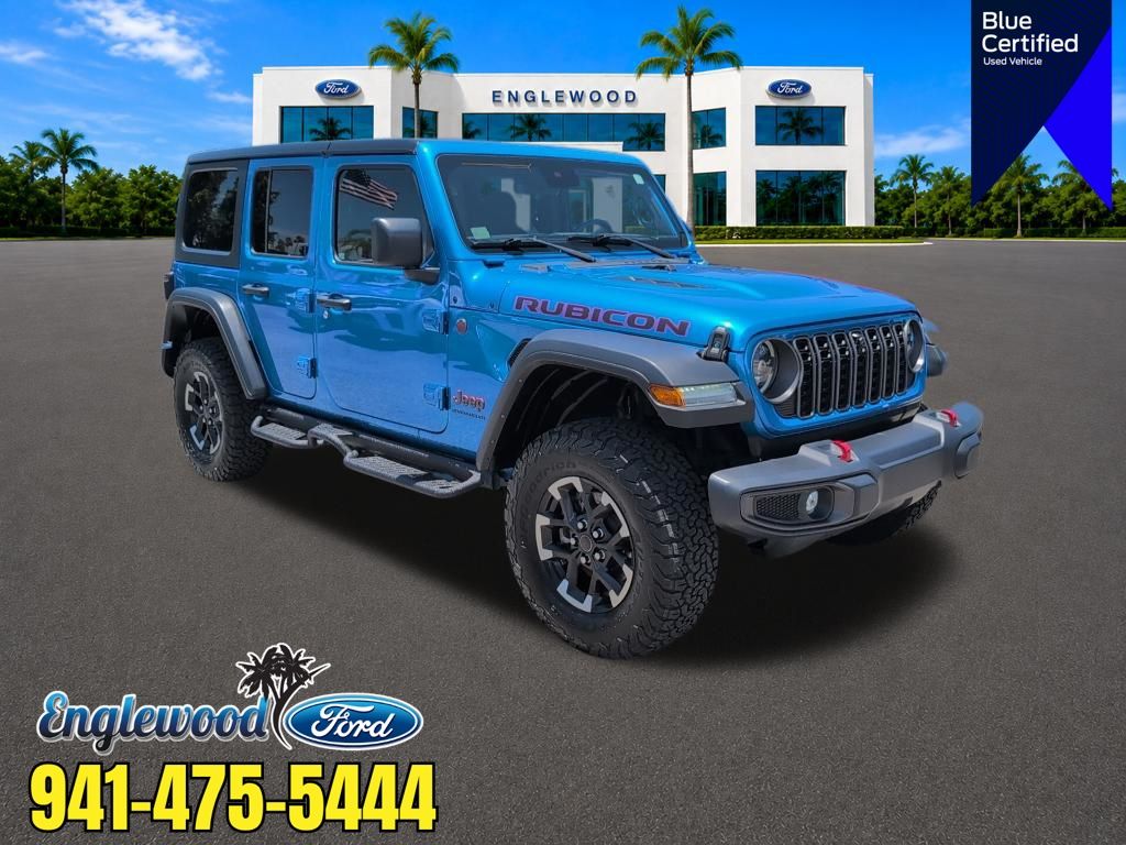 Blue Pearl 2024 Jeep Wrangler SUV / Crossover Four-Wheel Drive 8-Speed Automatic