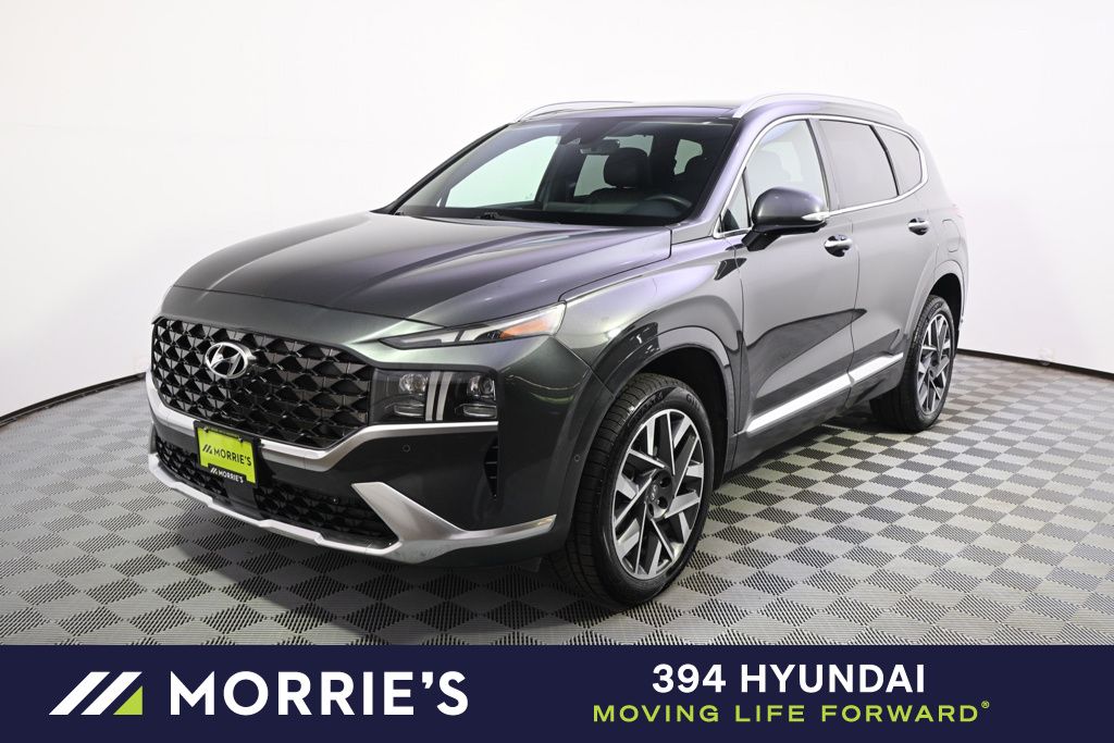 Gray 2021 Hyundai Santa Fe Ultimate Calligraphy AWD SUV / Crossover Automatic