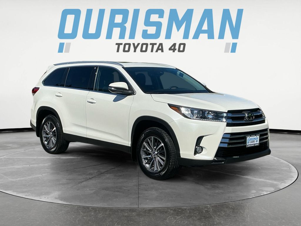 White (Blizzard Pearl) 2019 Toyota Highlander SUV / Crossover All-Wheel Drive 8-Speed Automatic