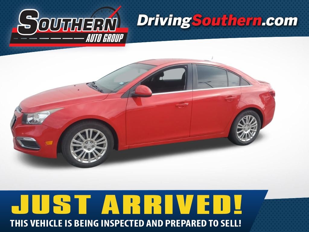 Red Hot 2016 Chevrolet Cruze Sedan Front-Wheel Drive 6-Speed Automatic Overdrive