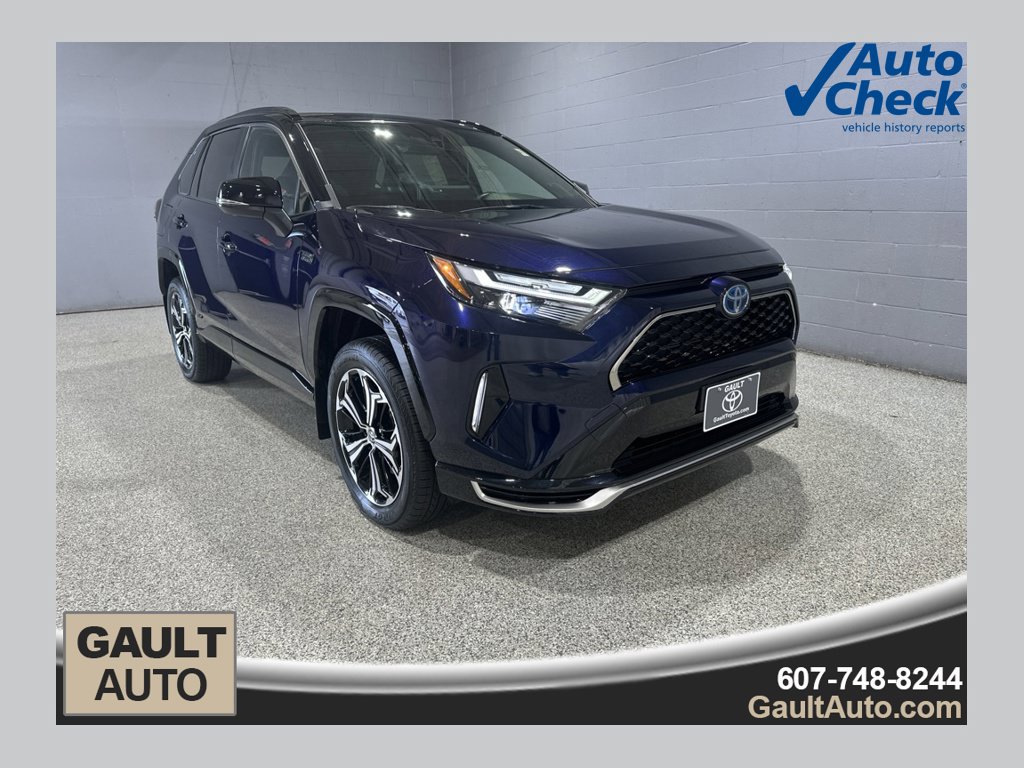 Midnight Black Metallic 2023 Toyota RAV4 Prime SUV / Crossover All-Wheel Drive Continuously Variable Transmission