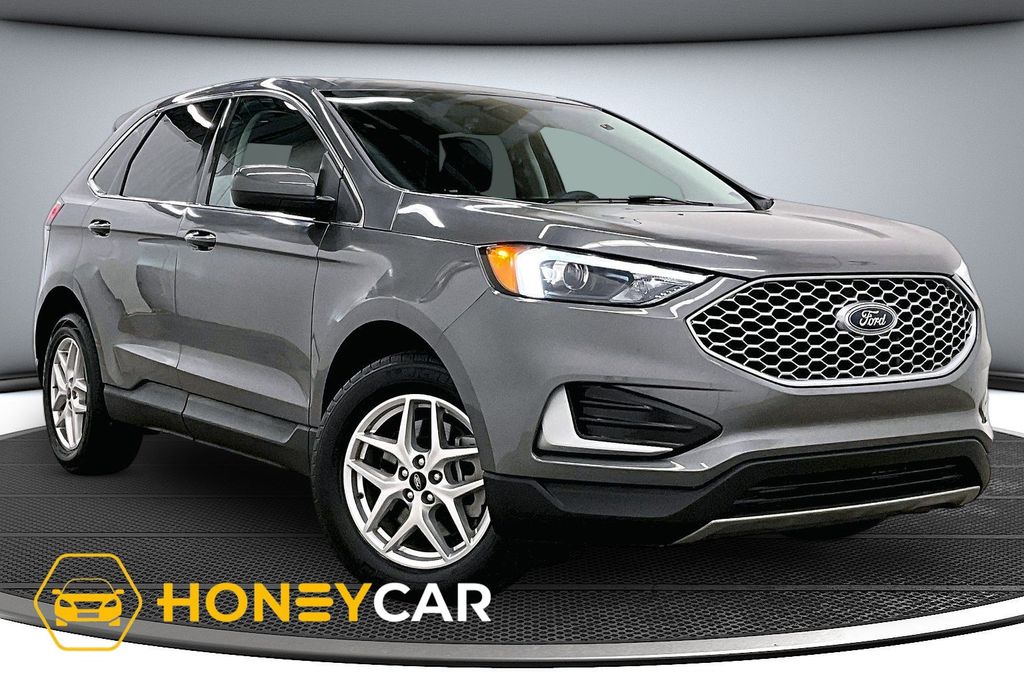 Gray Metallic 2024 Ford Edge SUV / Crossover All-Wheel Drive 8-Speed Automatic