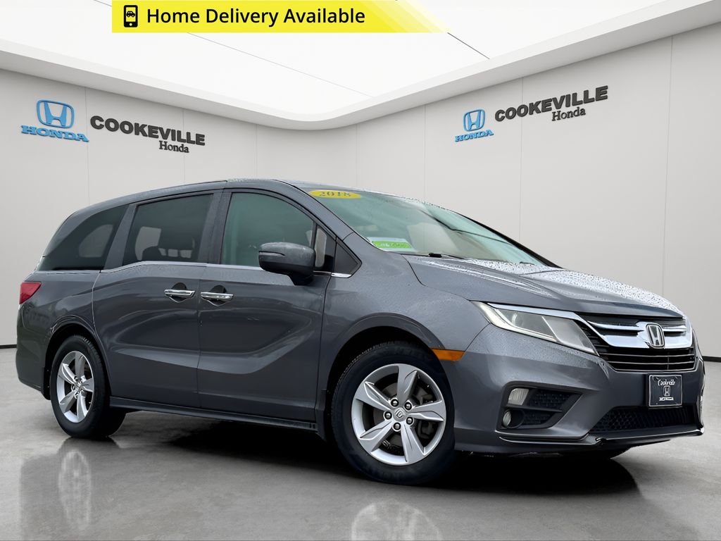 Pewter 2018 Honda Odyssey Minivan Front-Wheel Drive 9-Speed Automatic