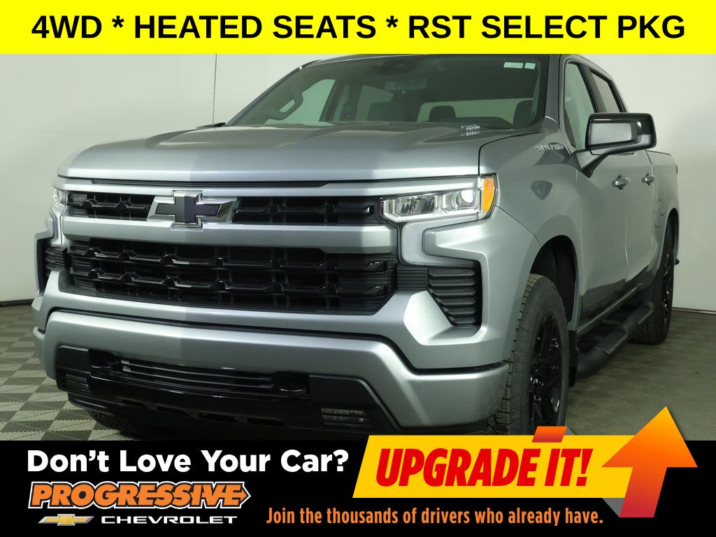 Sterling Gray Metallic 2026 Chevrolet Silverado 1500 Pickup Truck Four-Wheel Drive 8-Speed Automatic
