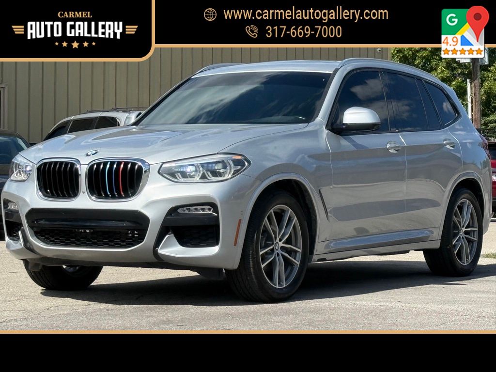 Glacier Silver Metallic 2018 BMW X3 SUV / Crossover All-Wheel Drive 8-Speed Automatic