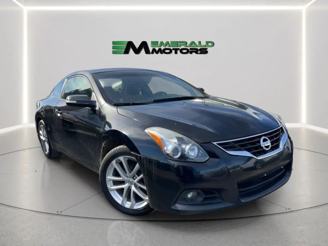 Black 2012 Nissan Altima Coupe 3.5 SR Coupe Front-Wheel Drive 6-Speed Manual Overdrive