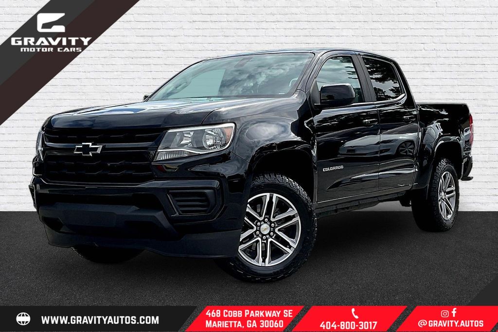 Black 2021 Chevrolet Colorado Pickup Truck 4X2 8-Speed Automatic