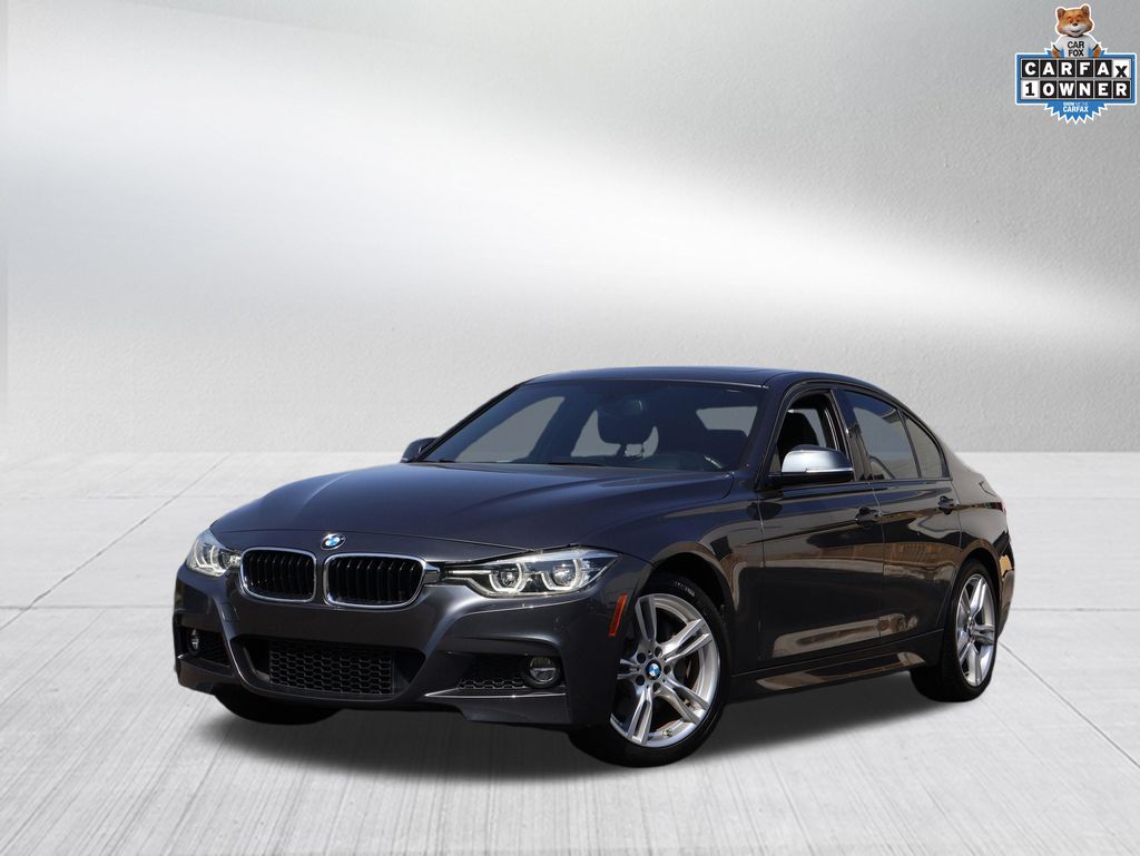Mineral Gray Metallic 2018 BMW 3 Series Sedan All-Wheel Drive 8-Speed Automatic