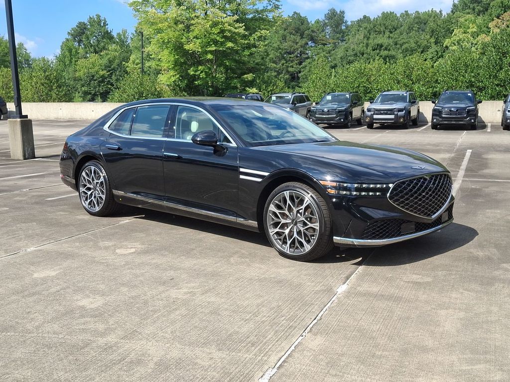Maui Black 2026 Genesis G90 Sedan All-Wheel Drive 8-Speed Automatic