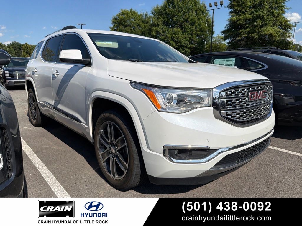 White Frost 2019 GMC Acadia SUV / Crossover Front-Wheel Drive 6-Speed Automatic