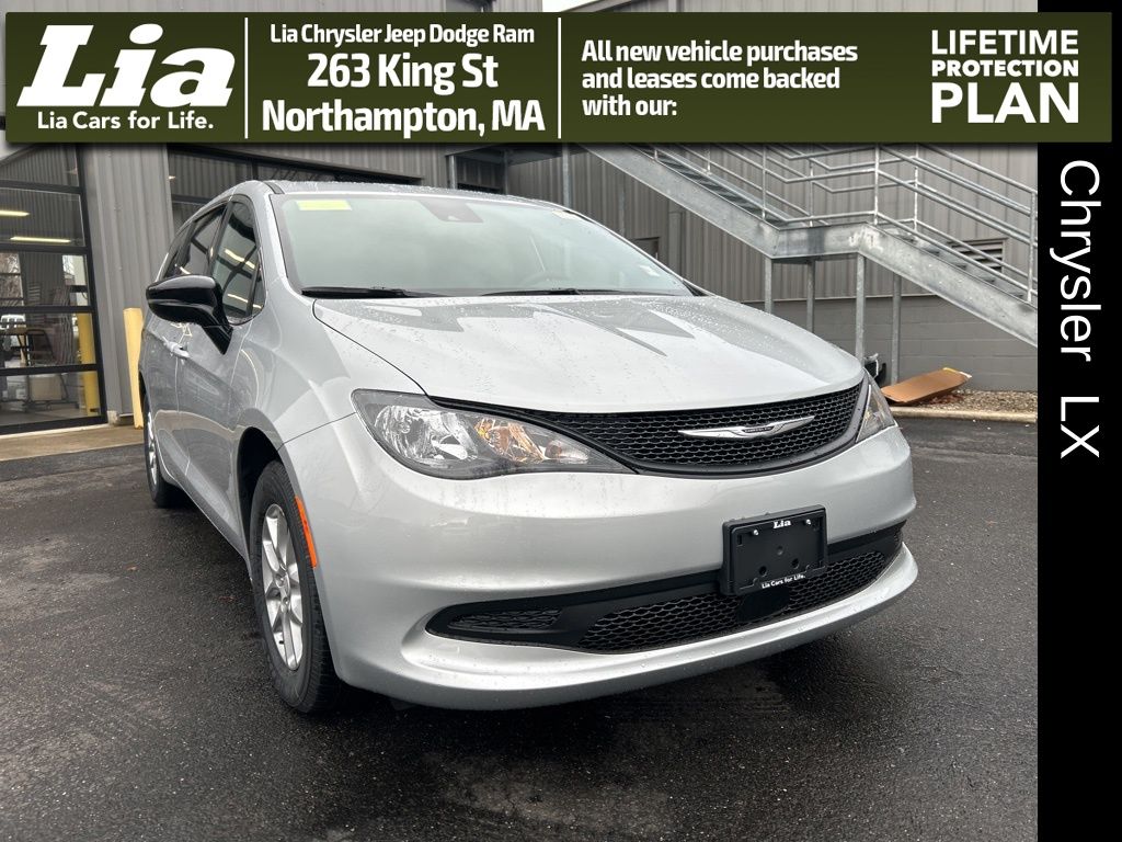 Silver Mist Clearcoat 2026 Chrysler Voyager LX FWD Minivan Front-Wheel Drive 9-Speed Automatic