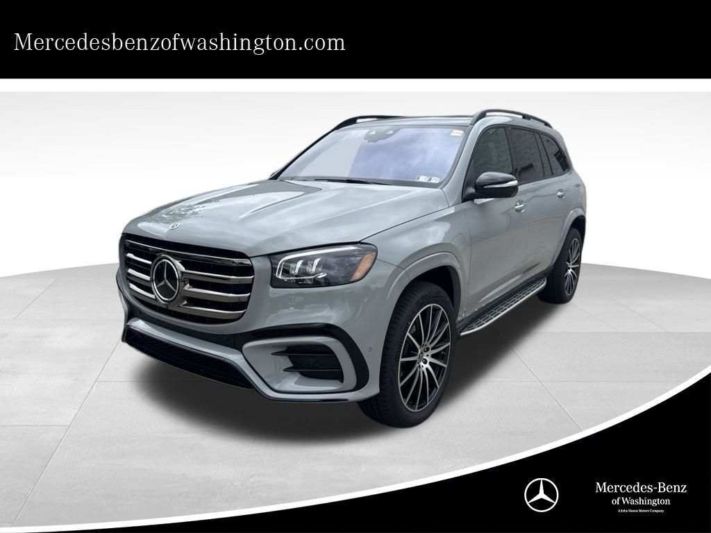 Gray (MANUFAKTUR Alpine Grey) 2026 Mercedes-Benz GLS SUV / Crossover All-Wheel Drive 9-Speed Automatic