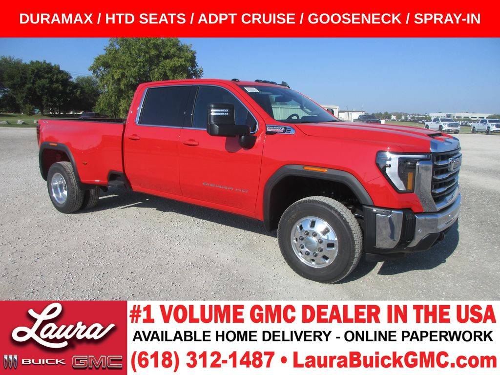 Cardinal Red 2026 GMC Sierra 3500HD Pickup Truck Four-Wheel Drive Automatic