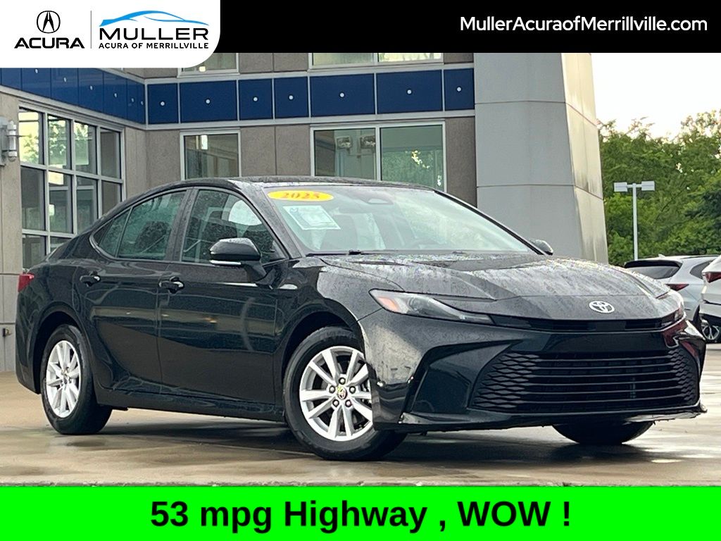 Midnight Black Metallic 2025 Toyota Camry Sedan Front-Wheel Drive Automatic