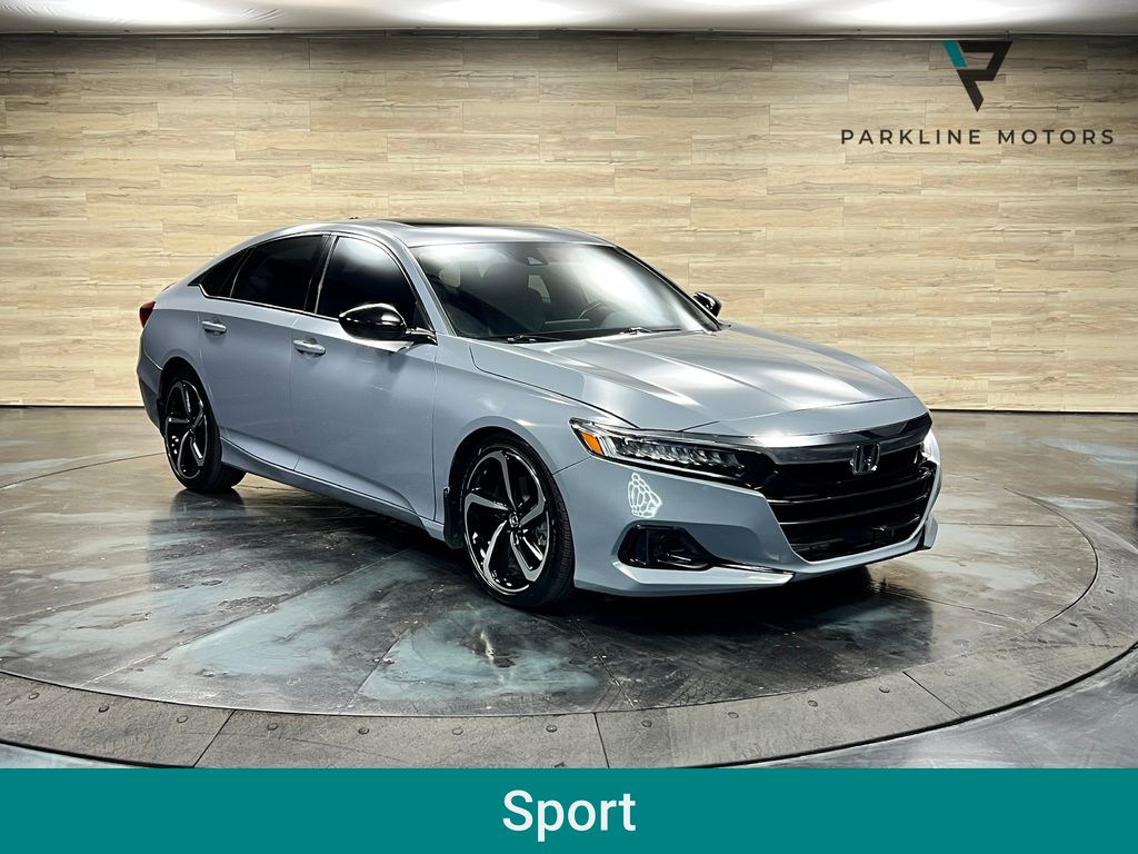 Sonic Gray Pearl 2022 Honda Accord Sedan Front-Wheel Drive Automatic