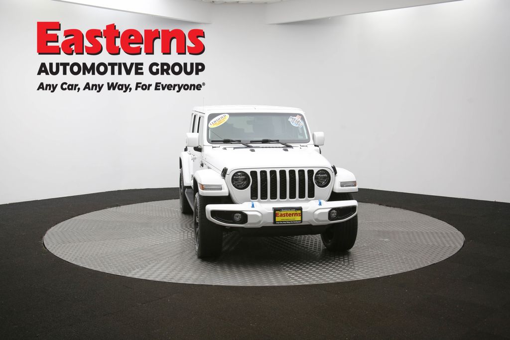 Used 2021 White Jeep Unlimited Sahara High Altitude 4xe image 52