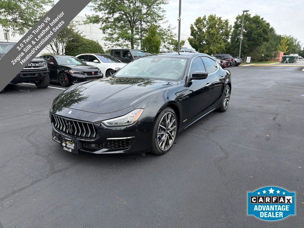 Nero Noctis Black 2019 Maserati Ghibli Sedan All-Wheel Drive 8-Speed Automatic