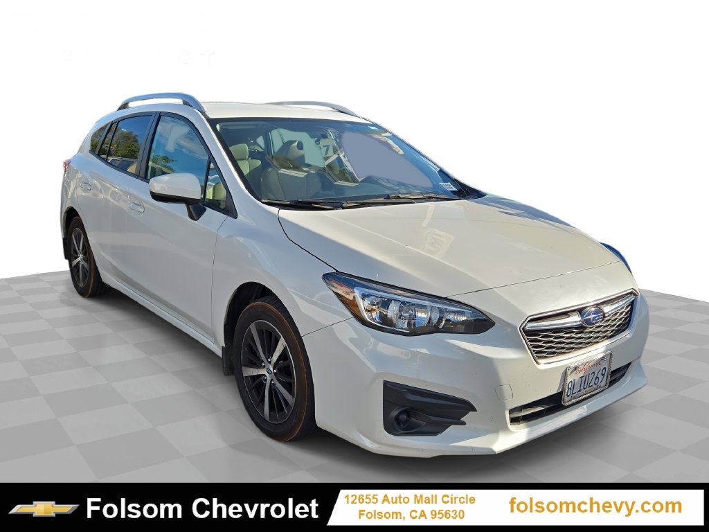 Crystal White Pearl 2019 Subaru Impreza Hatchback All-Wheel Drive Continuously Variable Transmission
