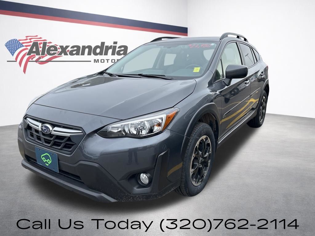 Magnetite Gray Metallic 2021 Subaru Crosstrek Premium AWD SUV / Crossover All-Wheel Drive Continuously Variable Transmission