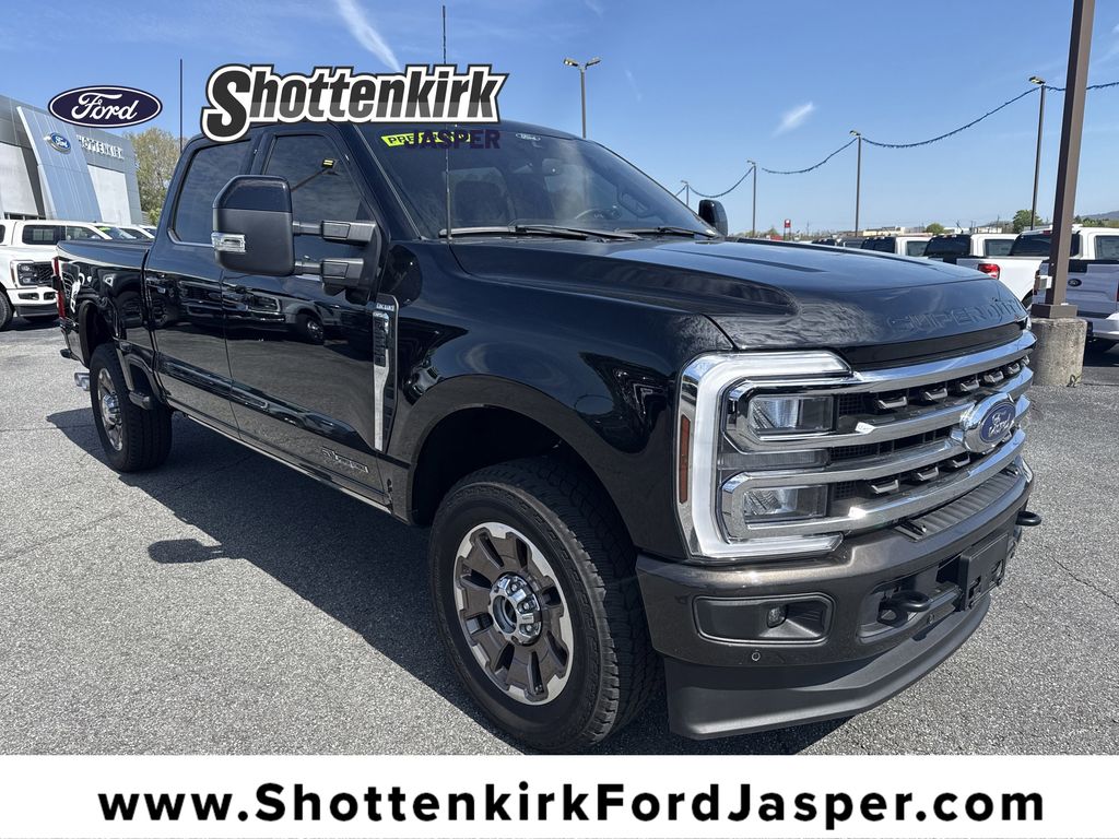 Brown 2024 Ford F-250 Super Duty King Ranch Crew Cab 4WD Pickup Truck Four-Wheel Drive Automatic