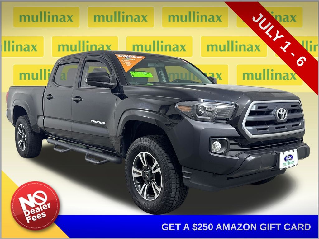 Black 2016 Toyota Tacoma Pickup Truck 4X2 6-Speed Automatic