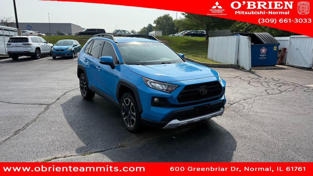 Blue Flame 2021 Toyota RAV4 SUV / Crossover All-Wheel Drive 8-Speed Automatic