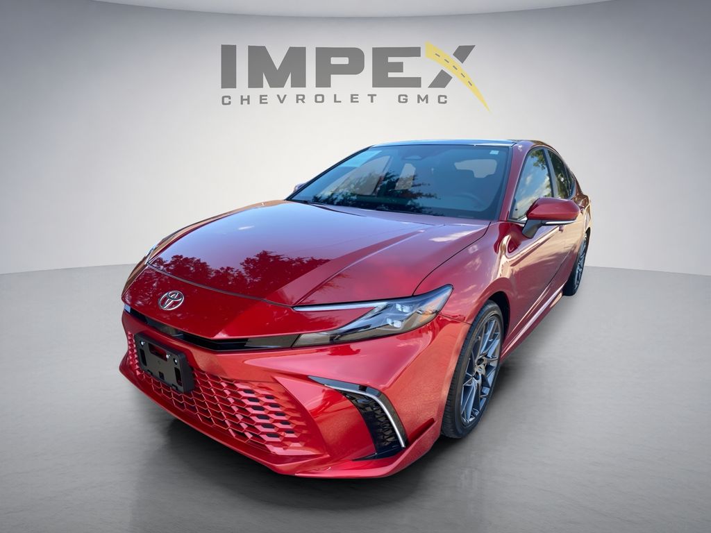 Supersonic Red w/Midnight Black Metallic Roof 2026 Toyota Camry Sedan Front-Wheel Drive Continuously Variable Transmission