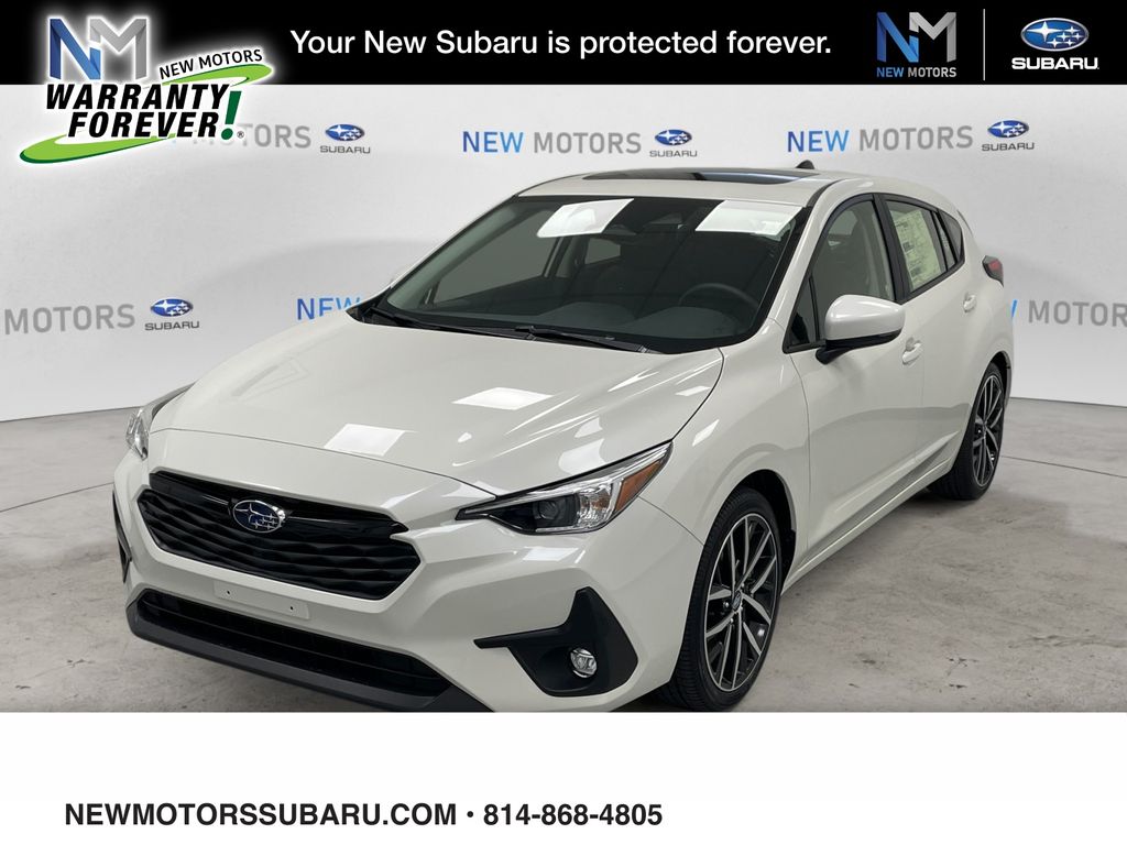 White Pearl 2026 Subaru Impreza Wagon All-Wheel Drive Continuously Variable Transmission