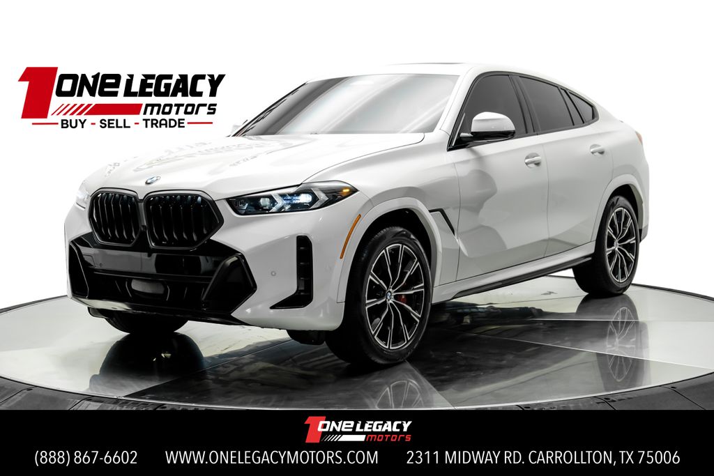 Alpine White 2025 BMW X6 SUV / Crossover All-Wheel Drive 8-Speed Automatic
