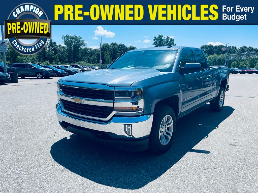 Slate Gray Metallic 2016 Chevrolet Silverado 1500 Pickup Truck Four-Wheel Drive 6-Speed Automatic Overdrive