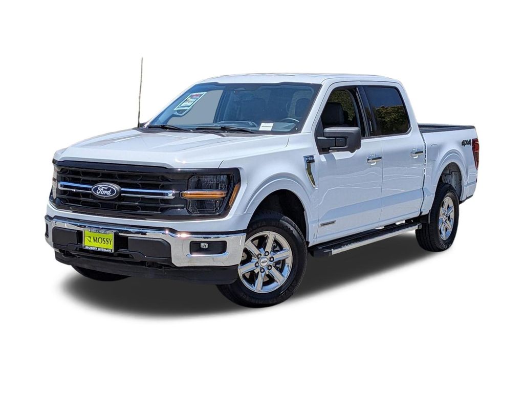 Oxford White 2024 Ford F-150 XLT SuperCrew 4WD Pickup Truck Four-Wheel Drive Automatic